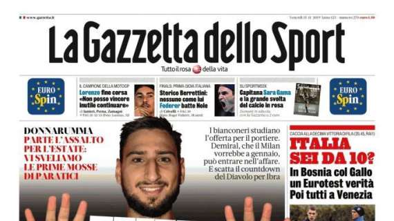 La Gazzetta dello Sport: "Juve su Gigio Donnarumma"