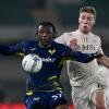 Verona, si ferma Bella-Kotchap: sostituzione forzata per Sammarco  