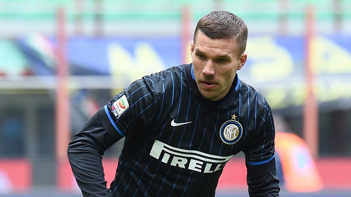 Podolski all&rsquo;Inter, 2015