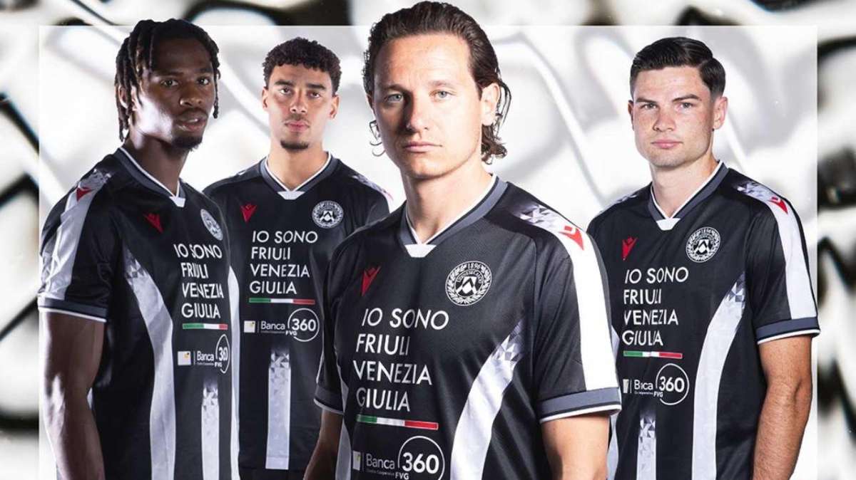 Prima maglia Udinese (credits: Udinese Calcio)