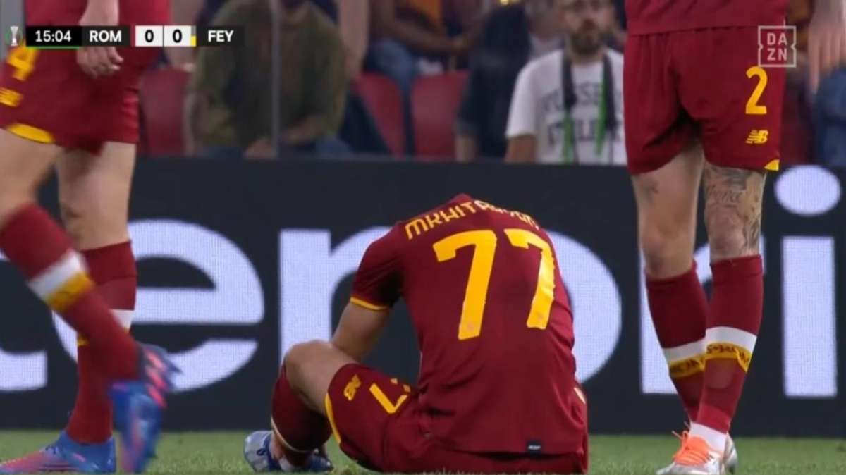 Roma, nuovo infortunio per Mkhitaryan in Conference League