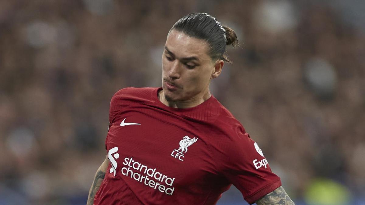 Nunez in maglia Liverpool 