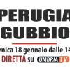 Su Umbria Tv "per un pomeriggio comodamente da casa" la diretta del derby Perugia-Gubbio di domenica al Curi 