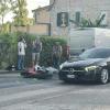 Tanta paura nella zona dello Stadio Curi per un incidente che ha visto coinvolta una moto