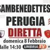 Domenica la partita Sambendettese-Perugia in diretta integrale su Umbria Tv (canale 10)