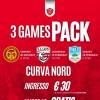 Il Perugia invita i tifosi al Curi: pacchetto da 32 euro per tre partite in Curva Nord (contro Ravenna, Carpi, Pineto)