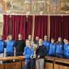 Premiata la squadra dell'Ellera di calcio a 5 femminile che ha vinto la fase regionale della Coppa Italia