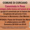 Domenica 20 ottobre a San Mariano di Corciano la "Camminata Rosa" di Airc, Comune, L'Unatici e Company