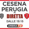Domani Cesena-Perugia in diretta su Umbria Tv dalle ore 19.15