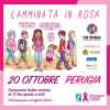 Nel pomeriggio del 20 ottobre a Perugia ci sarà la "Camminata in Rosa"