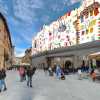 Presentato il telo d'artista di Mimmo Paladino che accompagnerà i lavori a Palazzo Baldeschi