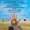L'eco-bandiera dell’artista tifernate Moira Lena Tassi protagonista alla Marcia per la Pace