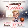 Domenica 28 dicembre al PalaStaccini di Umbertide l'iniziativa "Un canestro per Cecilia"