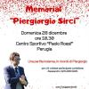 Il 28 dicembre a Perugia ci sarà il memorial in ricordo di Piergiorgio Sirci, deceduto lo scorso marzo
