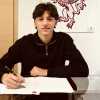 Il Perugia scommette su Francesco Berta: il presidente Faroni gli ha fatto firmare il primo contratto da professionista