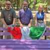 Grazie a Chiara Castellani al Percorso Verde di Pian di Massiano ora abbiamo la "Panchina viola della gentilezza"