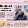 La crisi delle sei sconfitte di fila del Perugia sulle colonne de La Gazzetta dello Sport in edicola