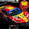 Il pilota orvietano Michele Fattorini in gara alla "Trento-Bondone" alla guida di una Ferrari 488 EVO