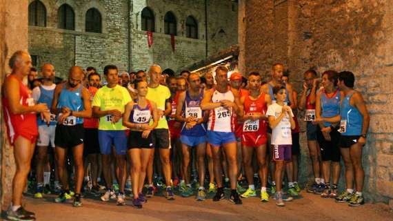 Podismo: la classifica maschile della Corrigubbio Night di ieri sera