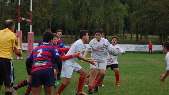 L'Under 16 del Cus Perugia di rugby vittoriosa contro Parma