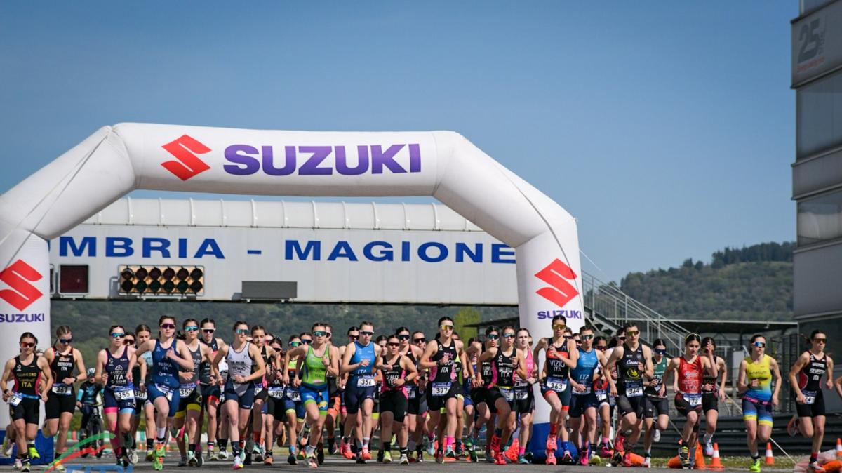 Ben 2mila atleti in gara nel fine settimana a Magione per i campionati italiani giovanili di duathlon