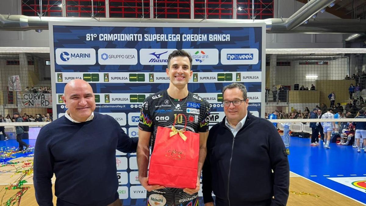 La Sir Susa Scai Perugia vince nettamente (3-0) anche in casa di Cisterna