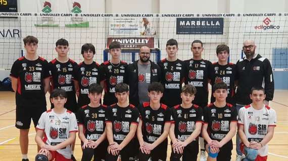 L'Under 17 della Sir Perugia ha chiuso al nono posto il torneo Moma Winter Cup di Modena