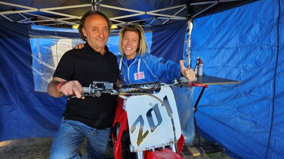 Umbri protagonisti nel motocross d'epoca a Gioiella di Castiglione del Lago