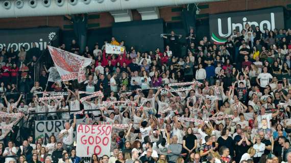 Il giusto merito ai mille dei gruppi organizzati del tifo della Sir Perugia per la Coppa Italia