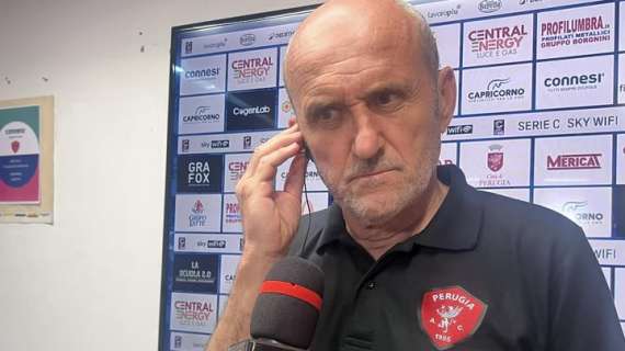 "Possiamo allenare la psicologia? Si, ma quando arriva la vittoria! A questo Perugia diventa tutto difficile in partita"