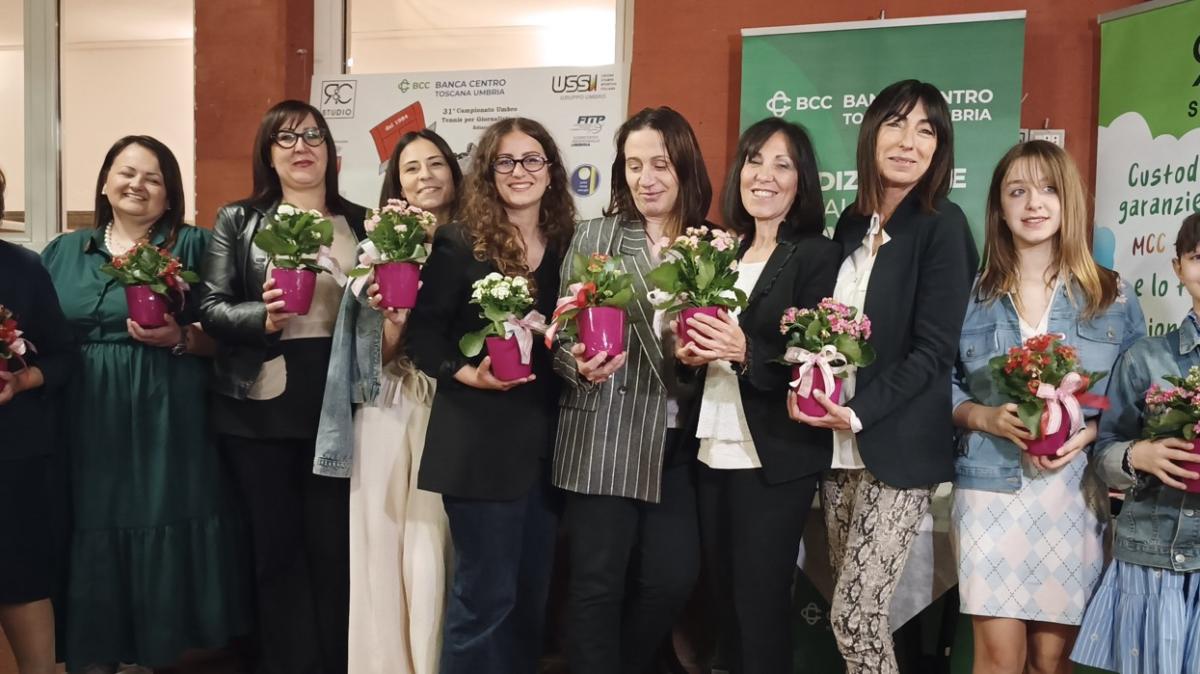 Gran successo per il torneo Ussi di tennis per giornalisti dell'Umbria