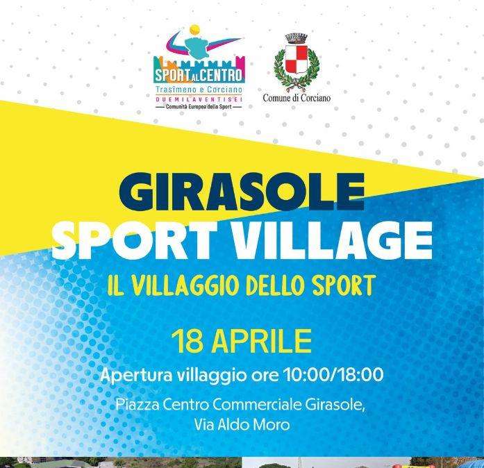 Il 18 aprile c'è il "Girasole Sport Village": a Corciano l'appuntamento di "SporT al Centro"