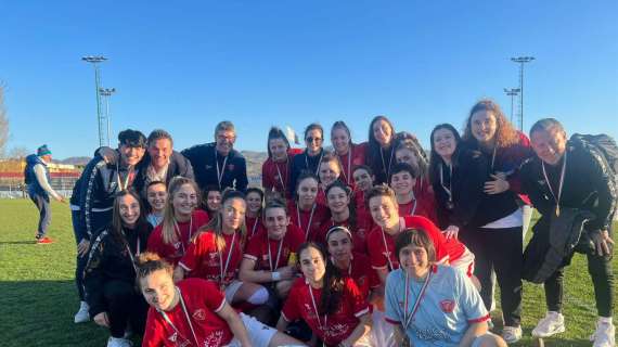Il Perugia calcio femminile vince la Coppa Italia regionale