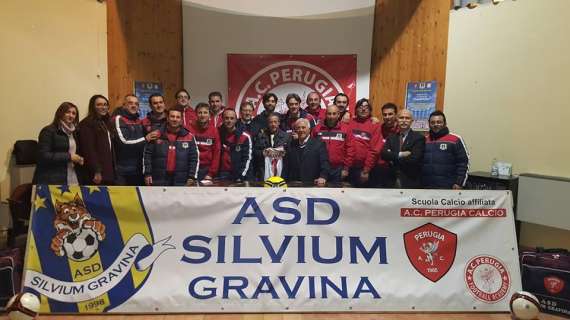 L'orgoglio della Silvium Gravina di far parte della grande famiglia del Perugia