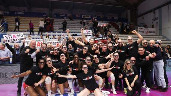 Le congratulazioni del Comune di Perugia alla Bartoccini per il ritorno nell'A1 di volley femminile