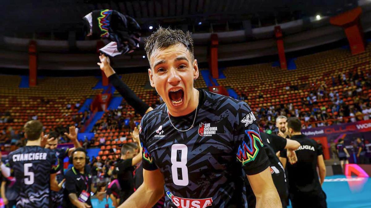 Agustin Loser resta a Perugia e sarà ancora lui uno dei centrali della Sir la prossima stagione