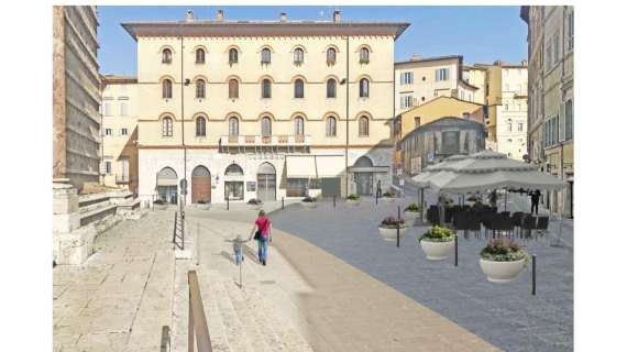 Ecco come sarà la nuova Piazza Danti a Perugia: un gioiello nell'acropoli
