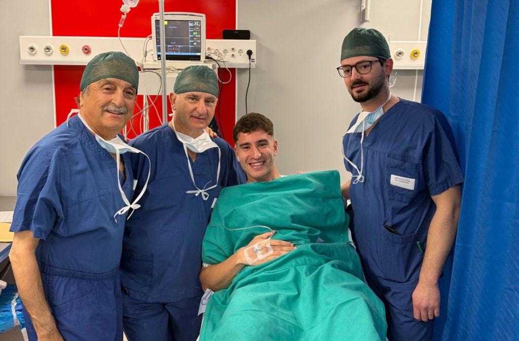 Operato Manzari: intervento ok per il giocatore del Perugia