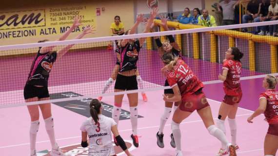 La Bartoccini Perugia sconfitta al tie-break nella prima trasferta in A2 femminile di volley