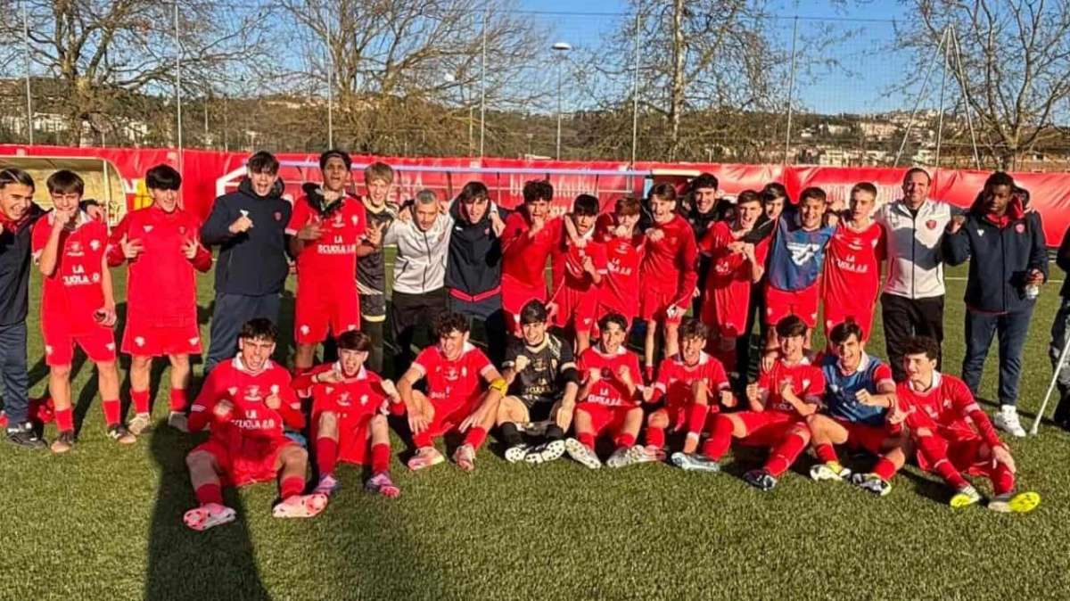 Under 15: Perugia-Casertana 3-0 con un grande spettacolo della squadra di Marco Romoli