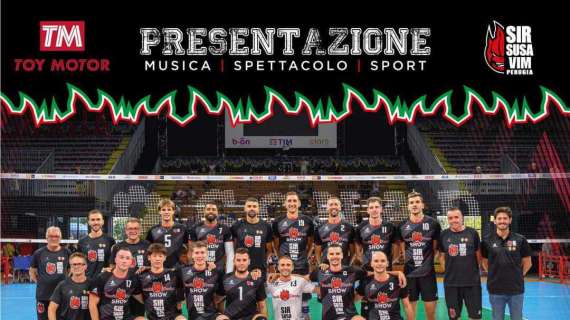 Oggi pomeriggio la presentazione della nuova Sir Susa Vim Perugia