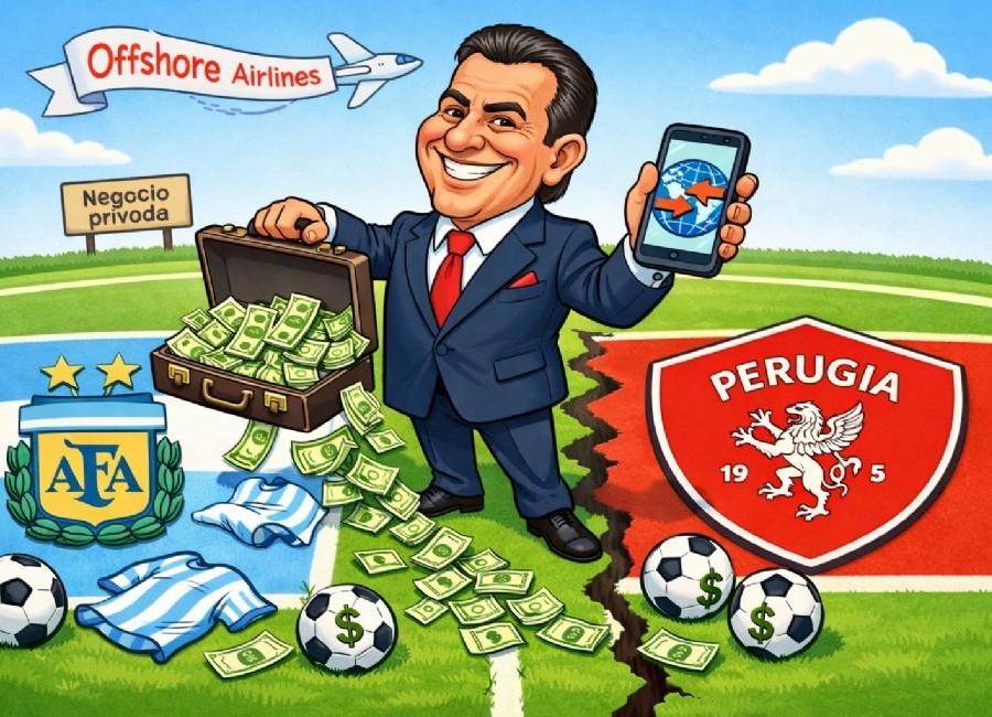 L' "Agencia Nova" di Buenos Aires ricostruisce dettagli e soldi dell'operazione di Javier Faroni per l'acquisto del Perugia Calcio