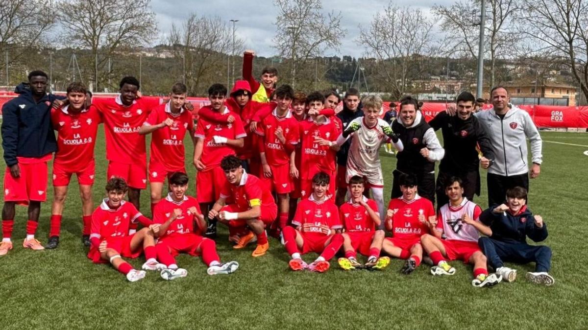 Vola l'Under 15 del Perugia di Marco Romoli: quinta vittoria consecutiva e secondo posto consolidato