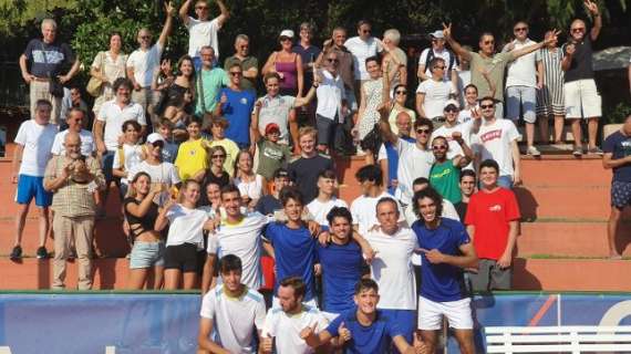 Lo Junior Tennis Club Perugia festeggia la promozione nell'A1 maschile