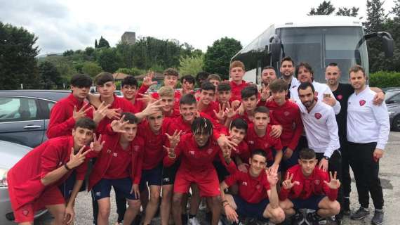 L'Under 15 del Perugia in campo domenica a Palermo nei playoff per lo scudetto di categoria