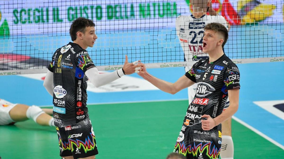 La Sir Perugia stasera in trasferta per il campionato contro Grottazzolina