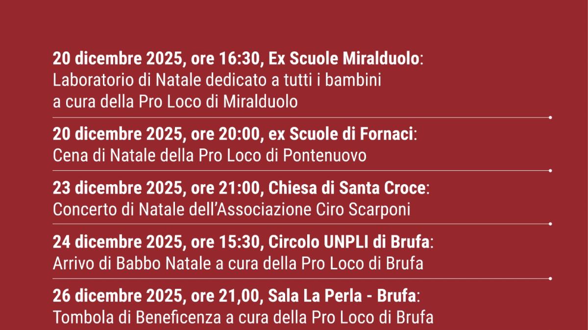 A Torgiano il Natale all'insegna della botanica in Umbria: allestita una mostra a Palazzo Graziani Baglioni