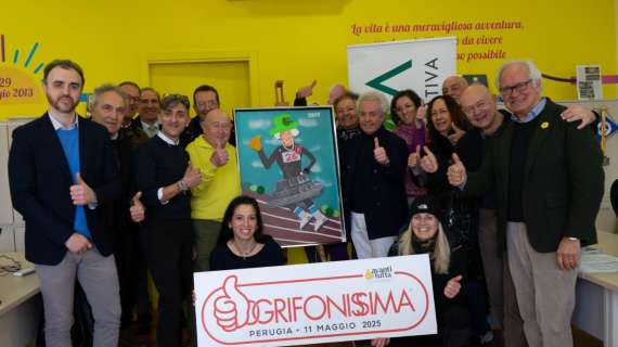 Presentato il logo della Grifonissima 2025, che si correrà a Perugia l'11 maggio