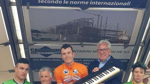 Corradini ha fatto sorridere la Fortebraccio nel Gran Premio Santa Rita di ciclismo a Castelfidardo
