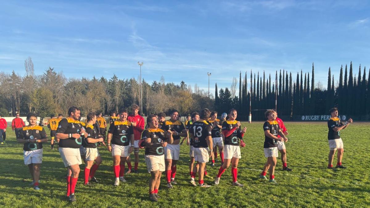 Il Rugby Perugia conquista la quinta vittoria consecutiva: battuta Olbia (28-26) di misura